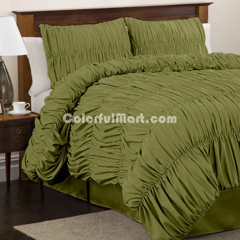 Esmeralda Army Green Duvet Cover Sets - Click Image to Close