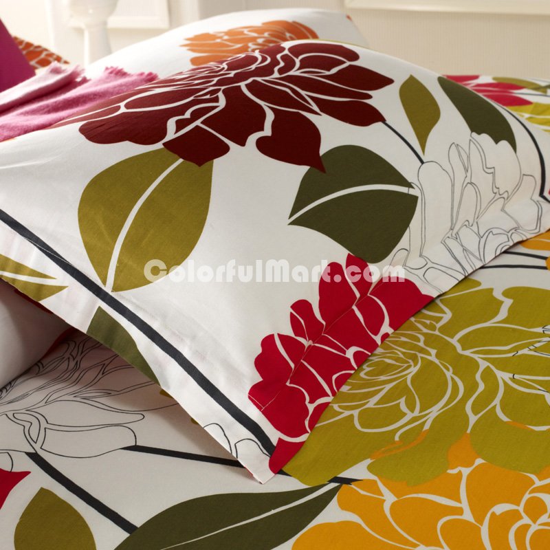 Flowers Party Modern Bedding Sets - Click Image to Close