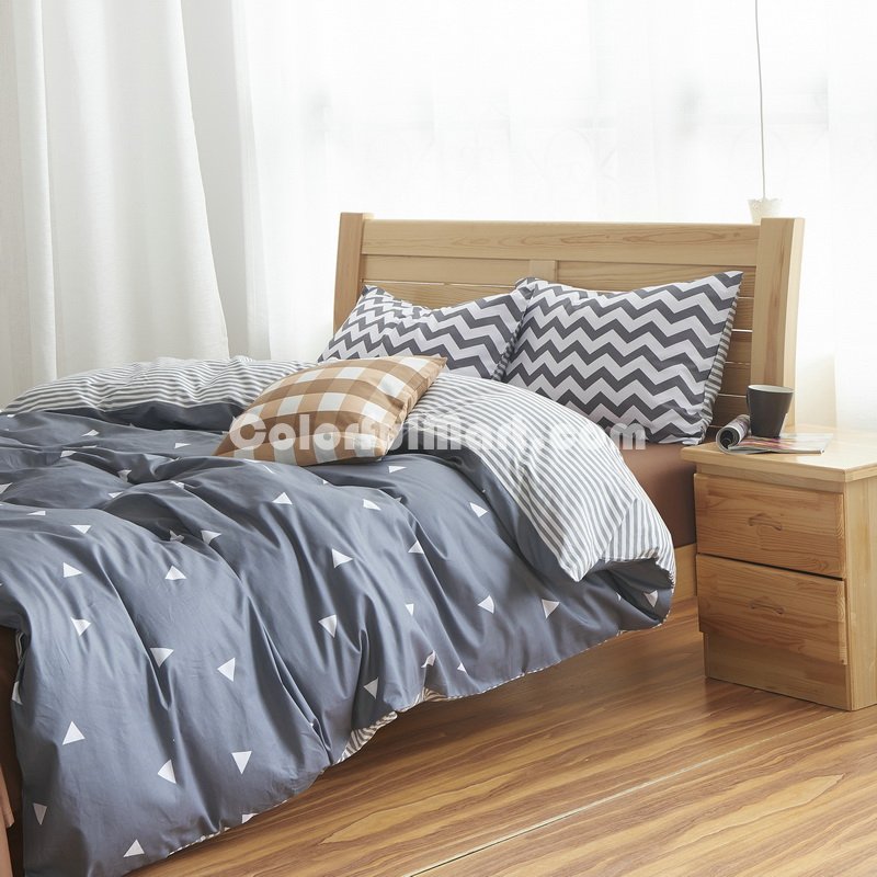 Thinking Gray Bedding Teen Bedding Kids Bedding Dorm Bedding Gift Idea - Click Image to Close