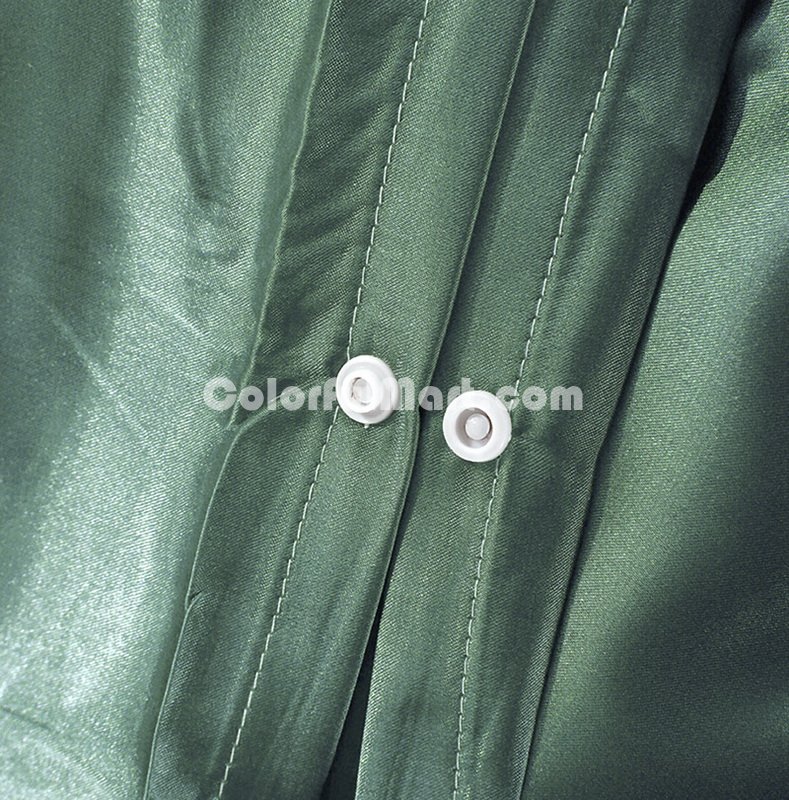 Pure Enjoyment Army Green Silk Bedding Silk Duvet Cover Set - Click Image to Close