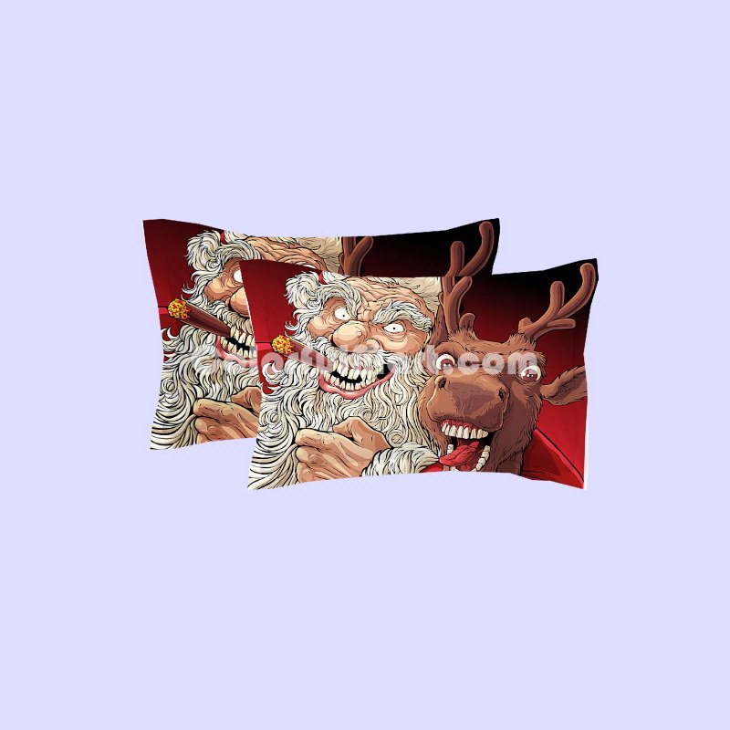 Christmas My Friend Red Bedding Duvet Cover Set Duvet Cover Pillow Sham Kids Bedding Gift Idea - Click Image to Close