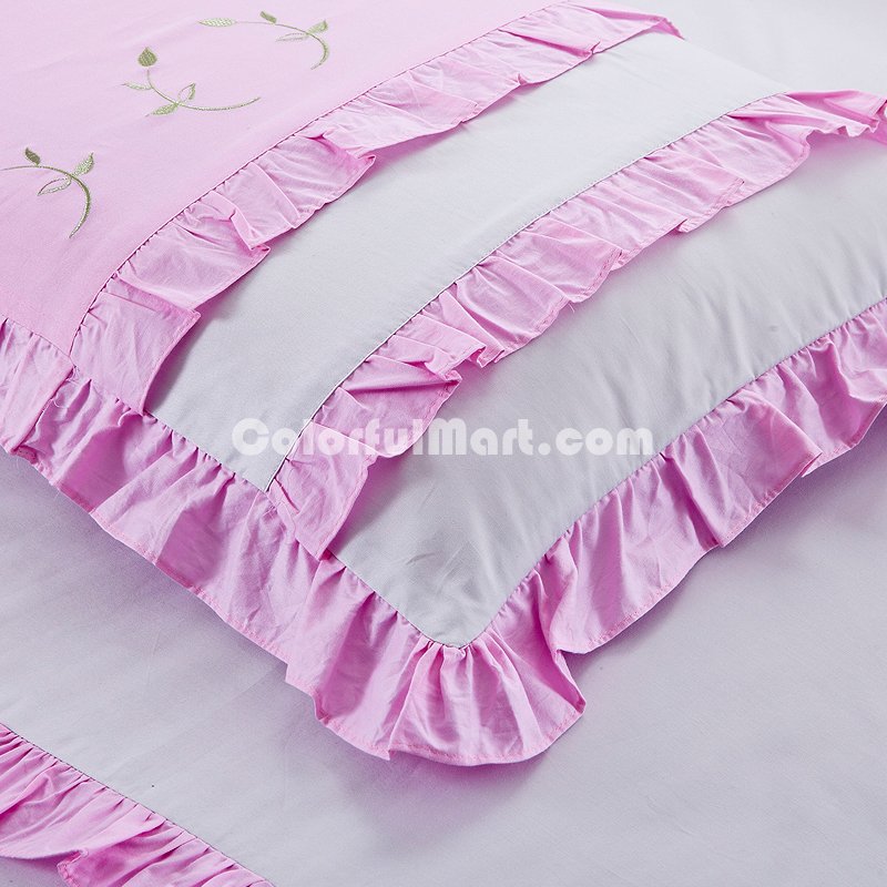 Flower Language Pink Bedding Girls Bedding Princess Bedding Teen Bedding - Click Image to Close