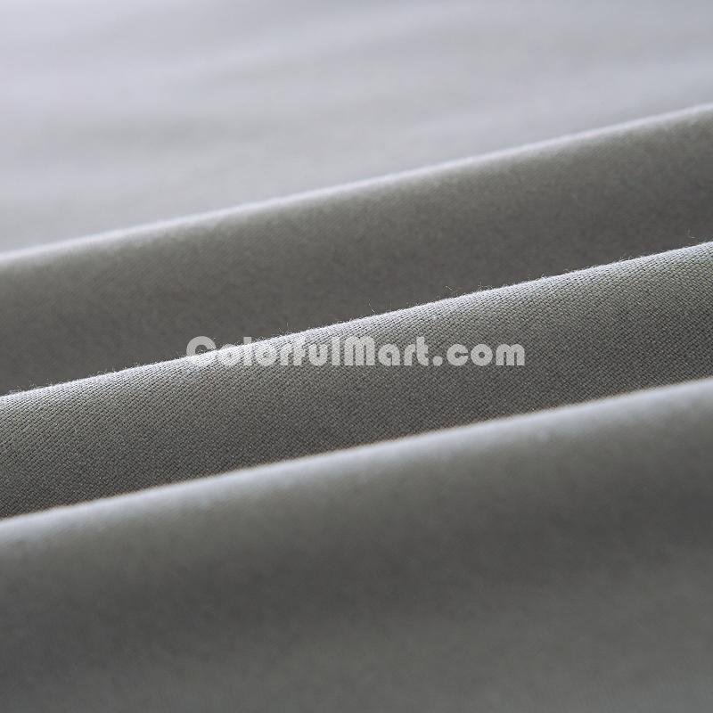 Zebra Print Grey Bedding Set Duvet Cover Pillow Sham Flat Sheet Teen Kids Boys Girls Bedding - Click Image to Close