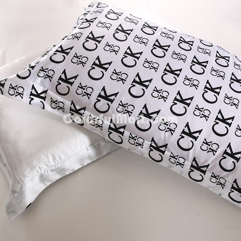 Fashion Trendy White Bedding Silk Bedding - Click Image to Close