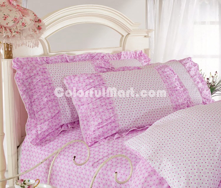 Hearts Purple Girls Bedding Sets - Click Image to Close
