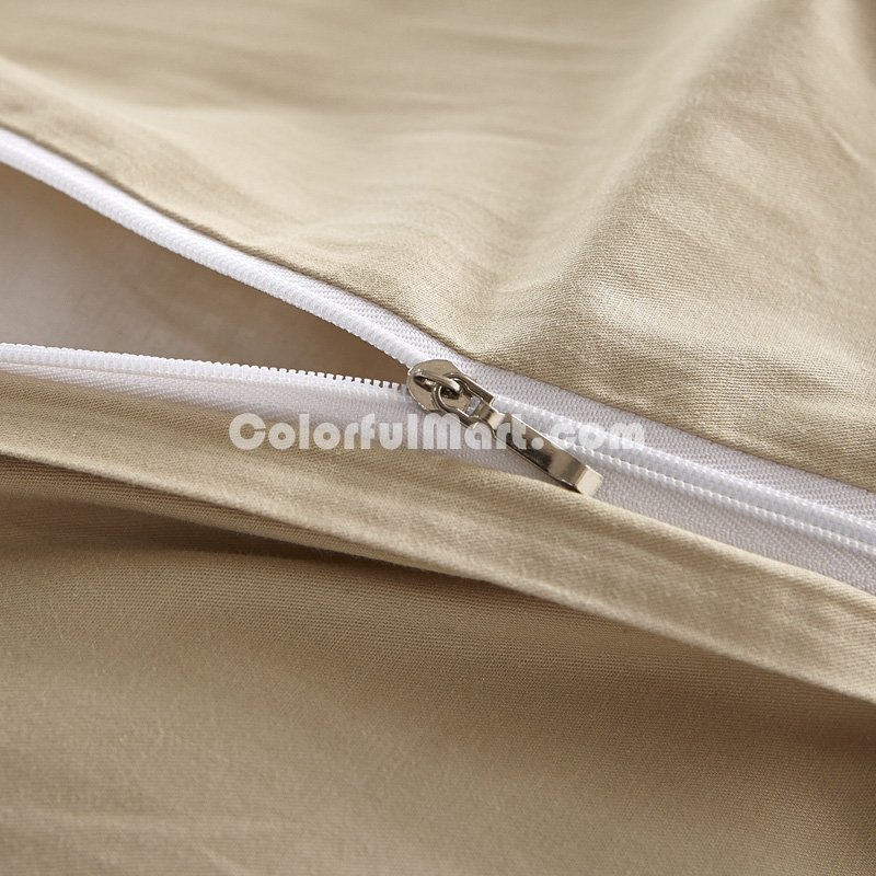 Autumn Orange 100% Cotton Luxury Bedding Set Stripes Plaids Bedding Duvet Cover Pillowcases Fitted Sheet - Click Image to Close