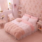 Pink White And Camel Princess Bedding Girls Bedding Women Bedding