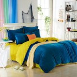 Peacock Blue And Apple Green Flannel Bedding Winter Bedding