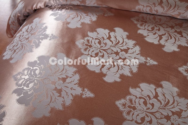 Royal Style Light Coffee Luxury Bedding Wedding Bedding - Click Image to Close