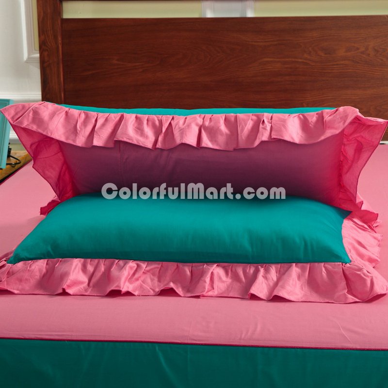 Cyan And Pink Modern Bedding Cotton Bedding - Click Image to Close