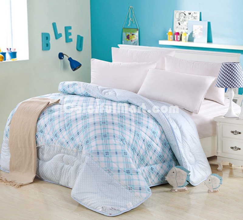 Style Light Blue Comforter - Click Image to Close