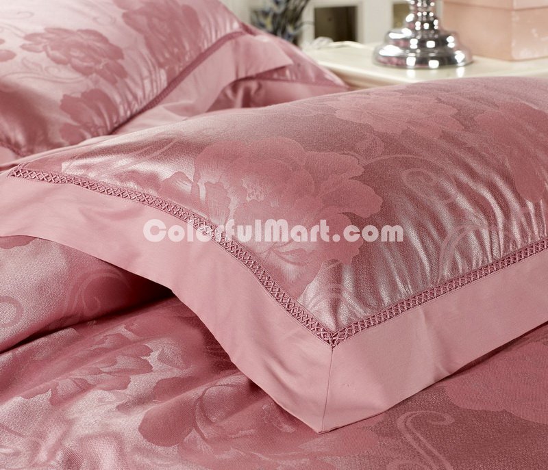 Romantic Pale Mauve Luxury Bedding Sets - Click Image to Close