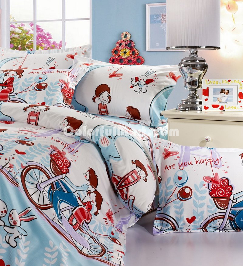 Full Of Happiness Cheap Modern Bedding Sets - Click Image to Close