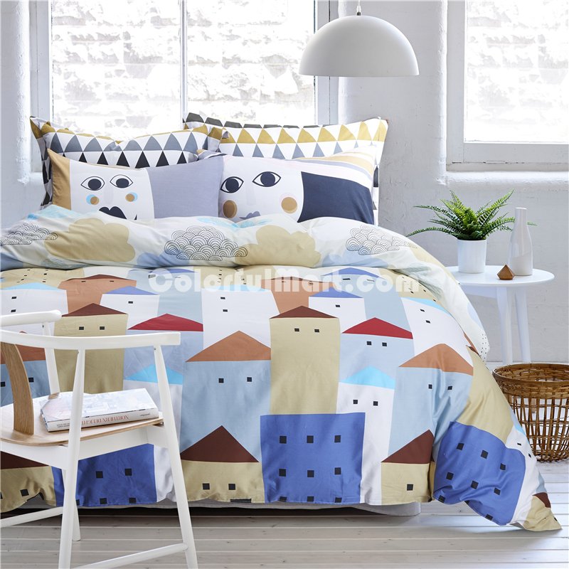 Romance Of Love Sea Blue Bedding Teen Bedding Kids Bedding Modern Bedding Gift Idea - Click Image to Close