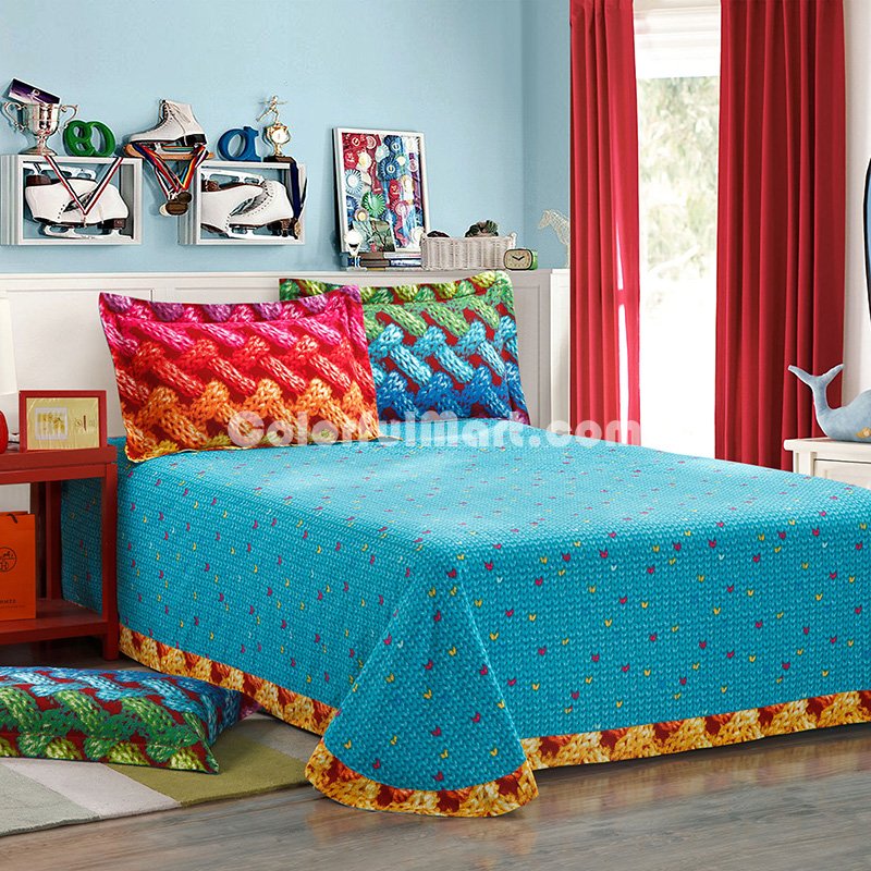 Tahiti Blue Duvet Cover Set European Bedding Casual Bedding - Click Image to Close