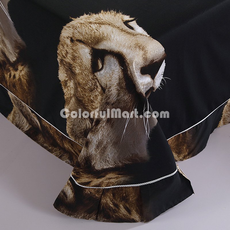 Gift Ideas Cheetah Black Bedding Sets Teen Bedding Dorm Bedding Duvet Cover Sets 3D Bedding Animal Print Bedding - Click Image to Close