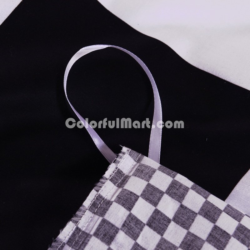 Millais Lattices Black And White Bedding Classic Bedding - Click Image to Close