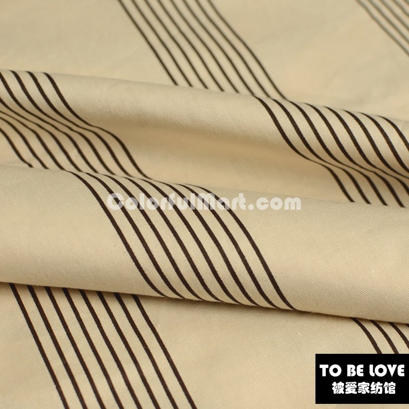Fashion Korean Style Brown Zebra Print Bedding Set - Click Image to Close