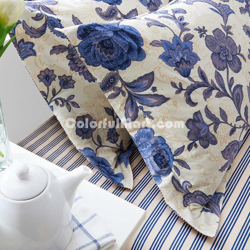 Jayla Blue Bedding Set Luxury Bedding Girls Bedding Duvet Cover Set - Click Image to Close