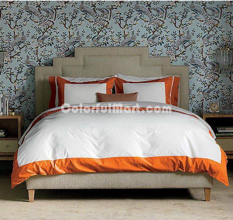 I Love Orange Orange Yellow Black Duvet Cover Set Luxury Bedding - Click Image to Close