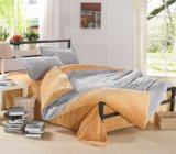 Silver Gray And Camel Coral Fleece Bedding Teen Bedding