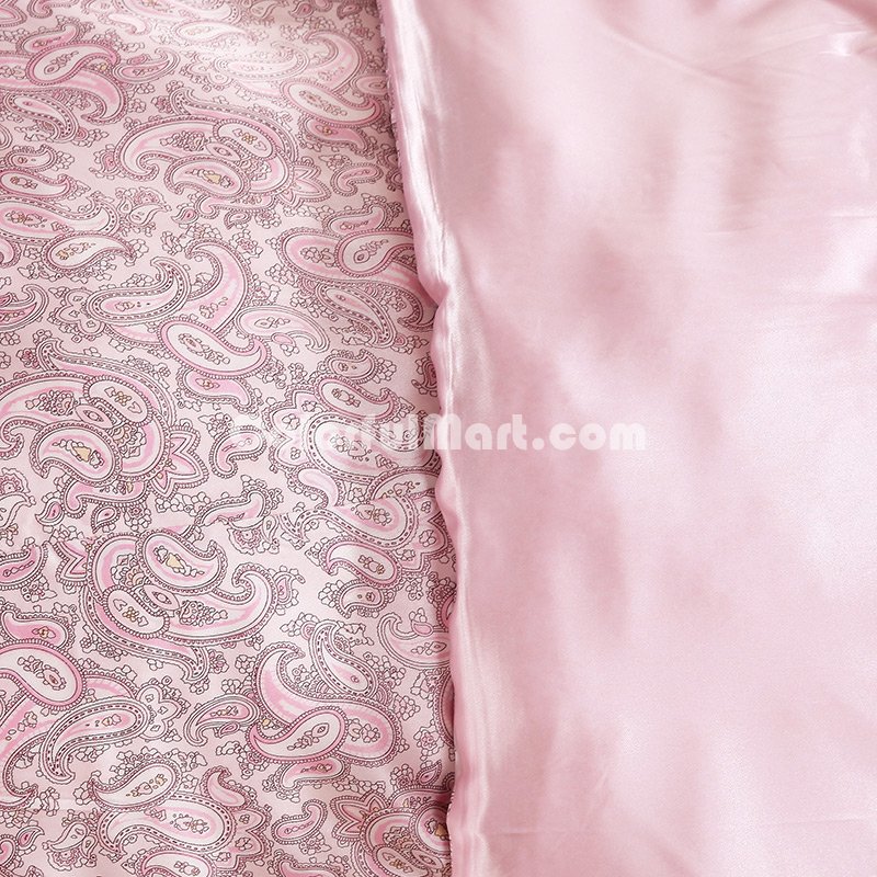 Elegance Pink Bedding Silk Bedding - Click Image to Close