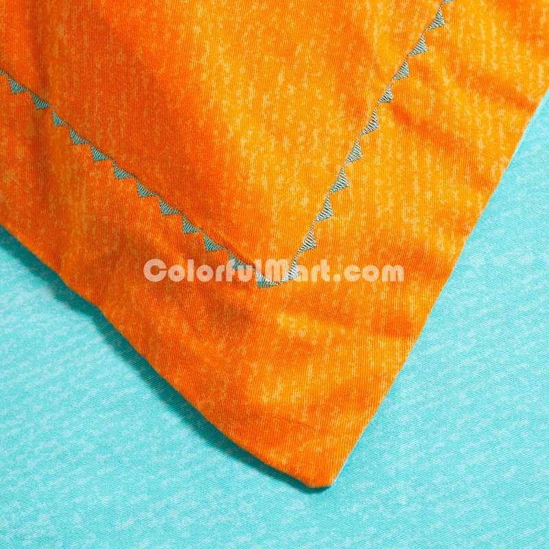Colorful Rainbow Orange Tartan Bedding Stripes And Plaids Bedding Teen Bedding - Click Image to Close