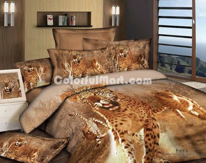 Leopard Style6 Cheetah Print Leopard Print Bedding Set - Click Image to Close