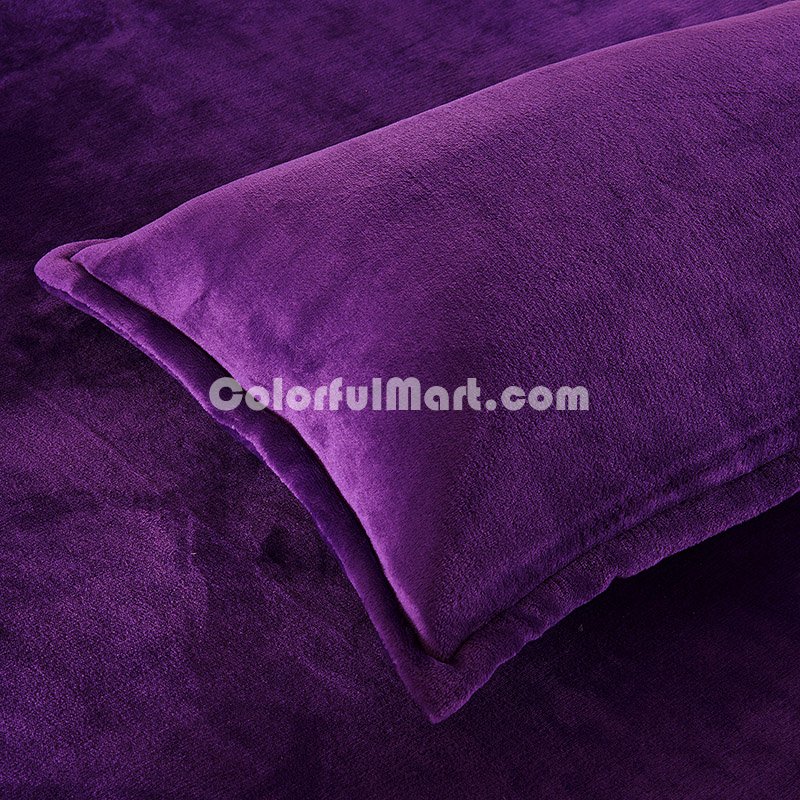Purple Flannel Bedding Winter Bedding - Click Image to Close