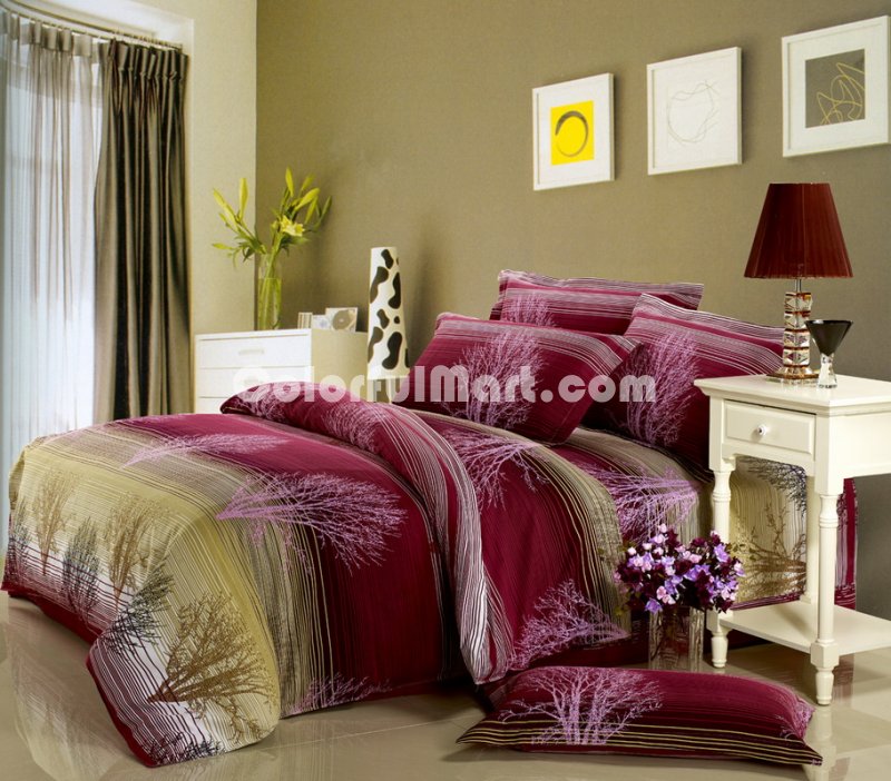 Violet Cheap Modern Bedding Sets - Click Image to Close