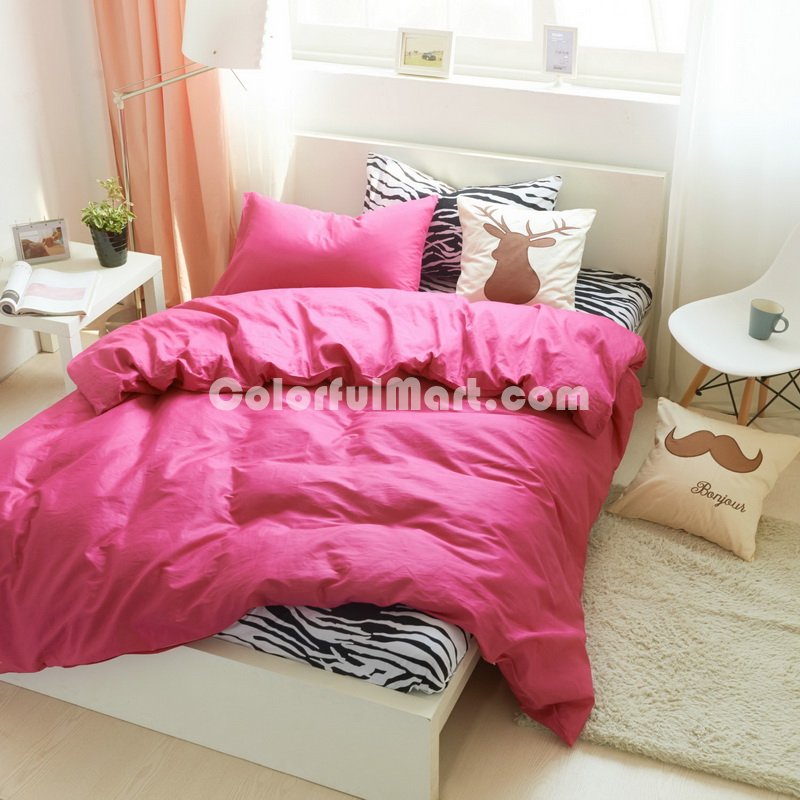 I Love Zebra Rose Zebra Print Bedding Animal Print Bedding Duvet Cover Set - Click Image to Close