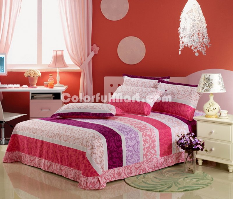 Romantic Flowers Cheap Modern Bedding Sets - Click Image to Close