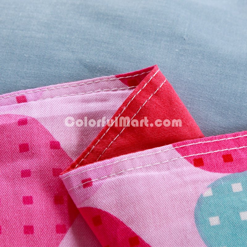 Little Sheep Pink Bedding Set Kids Bedding Teen Bedding Duvet Cover Set Gift Idea - Click Image to Close