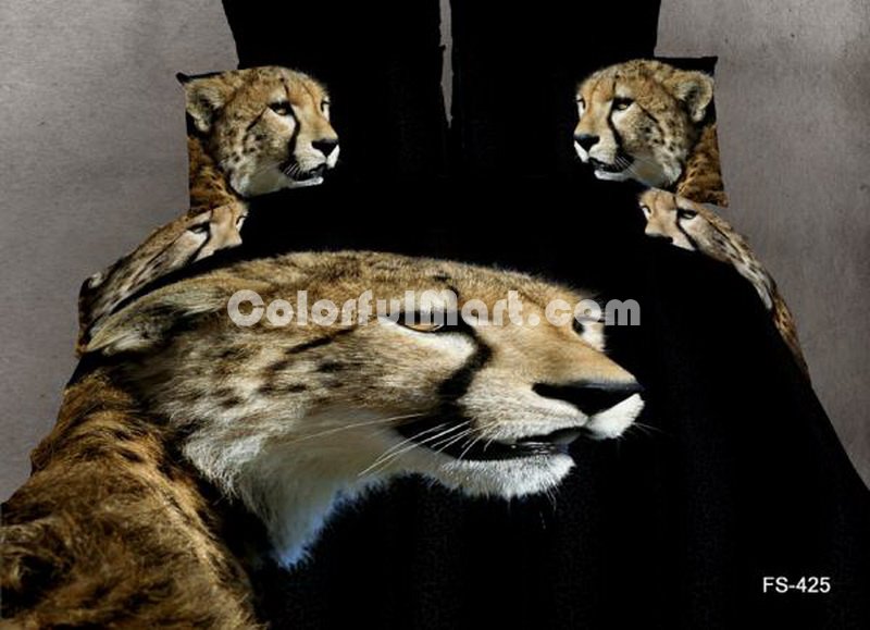 Cheetah Style3 Cheetah Print Leopard Print Bedding Set - Click Image to Close
