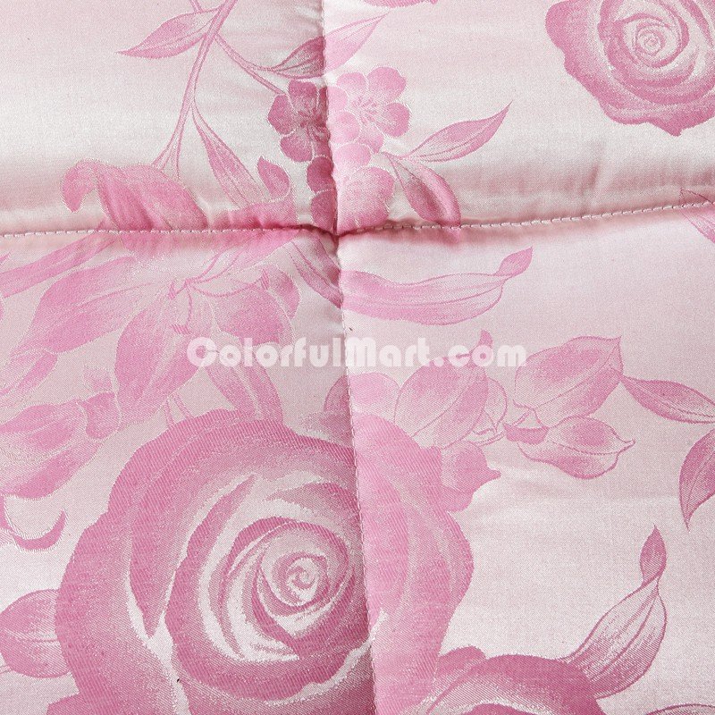 Jill Pink Comforter Luxury Comforter Down Alternative Comforter - Click Image to Close