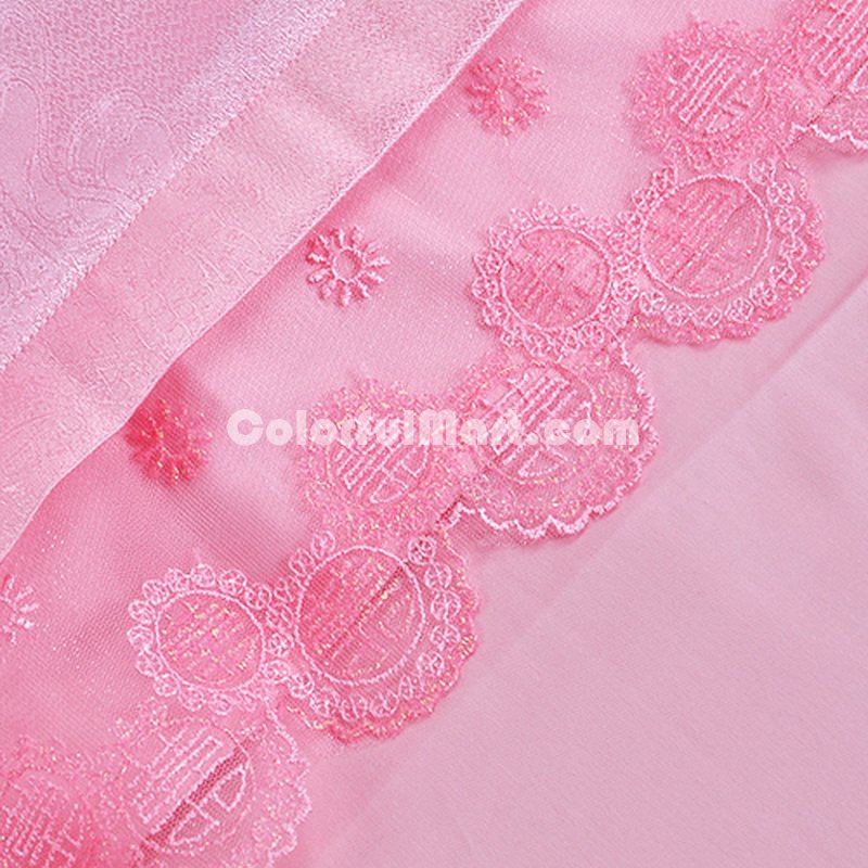 Waltz Pink Damask Duvet Cover Bedding Sets - Click Image to Close