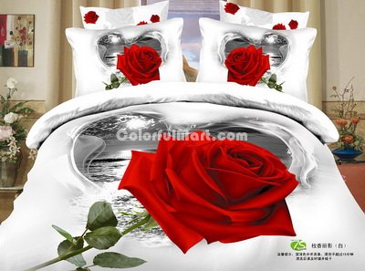 Rose Aroma Red Bedding Rose Bedding Floral Bedding Flowers Bedding