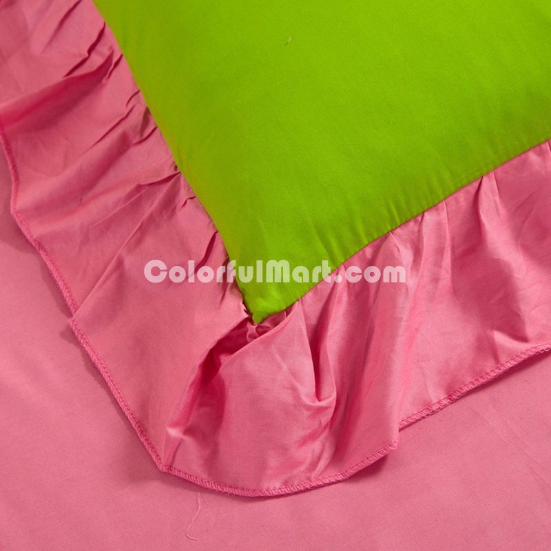 Green And Pink Modern Bedding Cotton Bedding - Click Image to Close