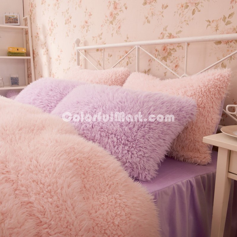 Purple White And Pink Princess Bedding Girls Bedding Women Bedding - Click Image to Close