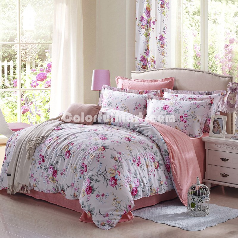 Beautiful Scenery Pink Modern Bedding 2014 Duvet Cover Set - Click Image to Close