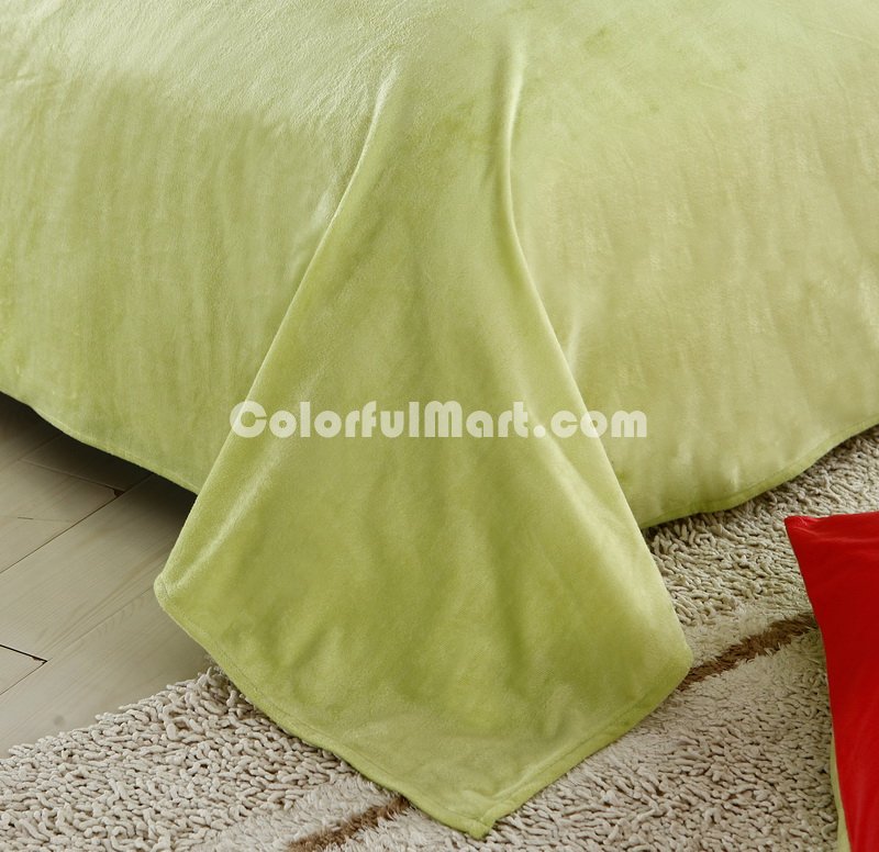 Brick Red And Green Modern Bedding Sets - Click Image to Close