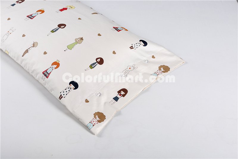 Emily Party Orange Bedding Set Teen Bedding Kids Bedding Duvet Cover Pillow Sham Flat Sheet Gift Idea - Click Image to Close