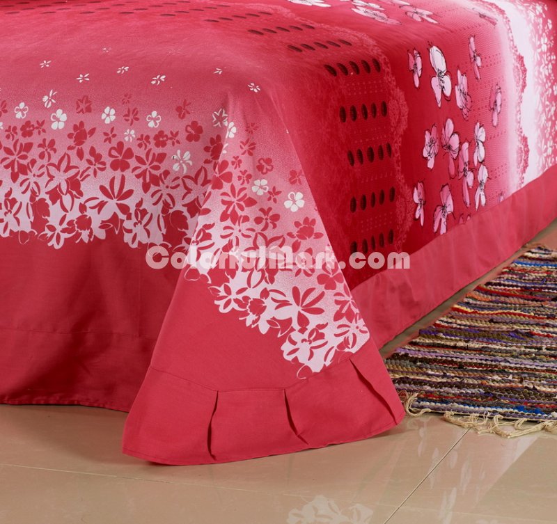 Dancing Flowers Cheap Modern Bedding Sets - Click Image to Close
