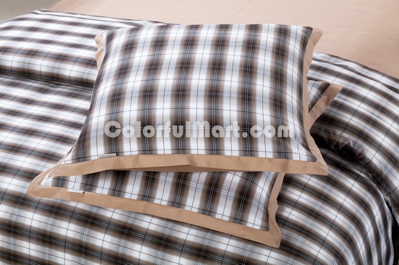 Life Style Beige Tartan Bedding Stripes And Plaids Bedding Luxury Bedding - Click Image to Close