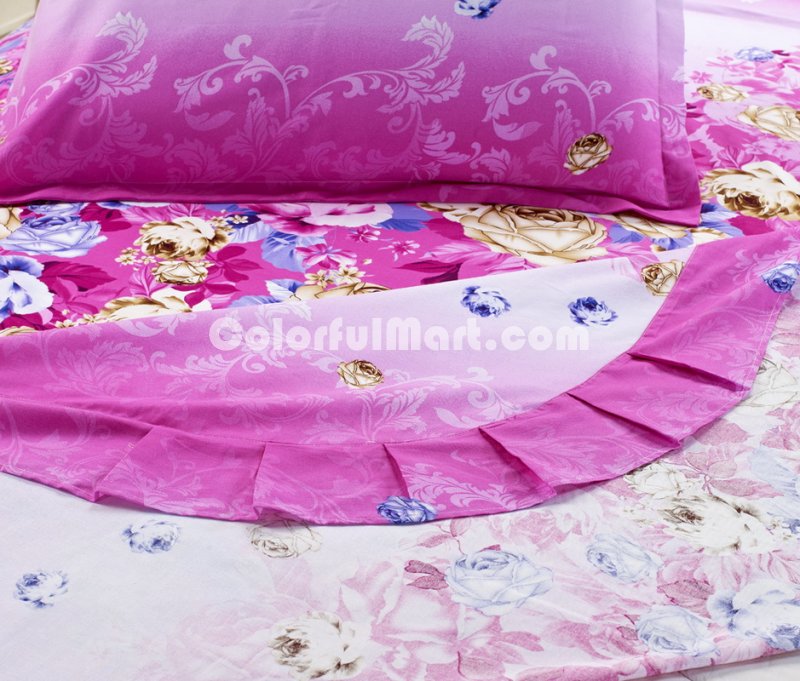 British Roses Cheap Modern Bedding Sets - Click Image to Close