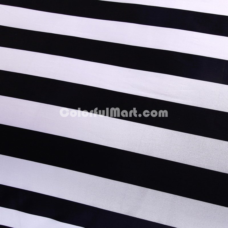 Fave Stripes Black And White Bedding Classic Bedding - Click Image to Close
