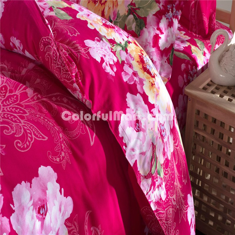 Flower Language Rose Bedding Modern Bedding Cotton Bedding Gift Idea - Click Image to Close
