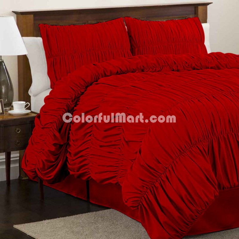 Esmeralda Red Duvet Cover Sets - Click Image to Close