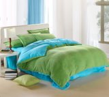 Green And Light Blue Coral Fleece Bedding Teen Bedding