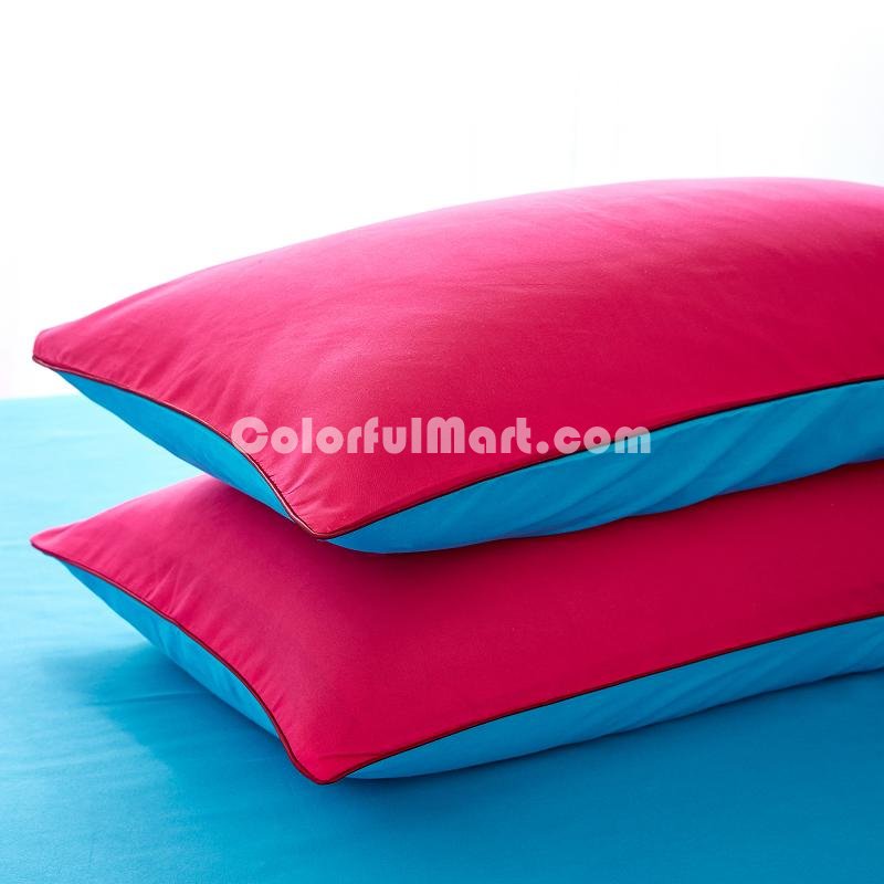 Blue Rose Bedding Set Duvet Cover Pillow Sham Flat Sheet Teen Kids Boys Girls Bedding - Click Image to Close